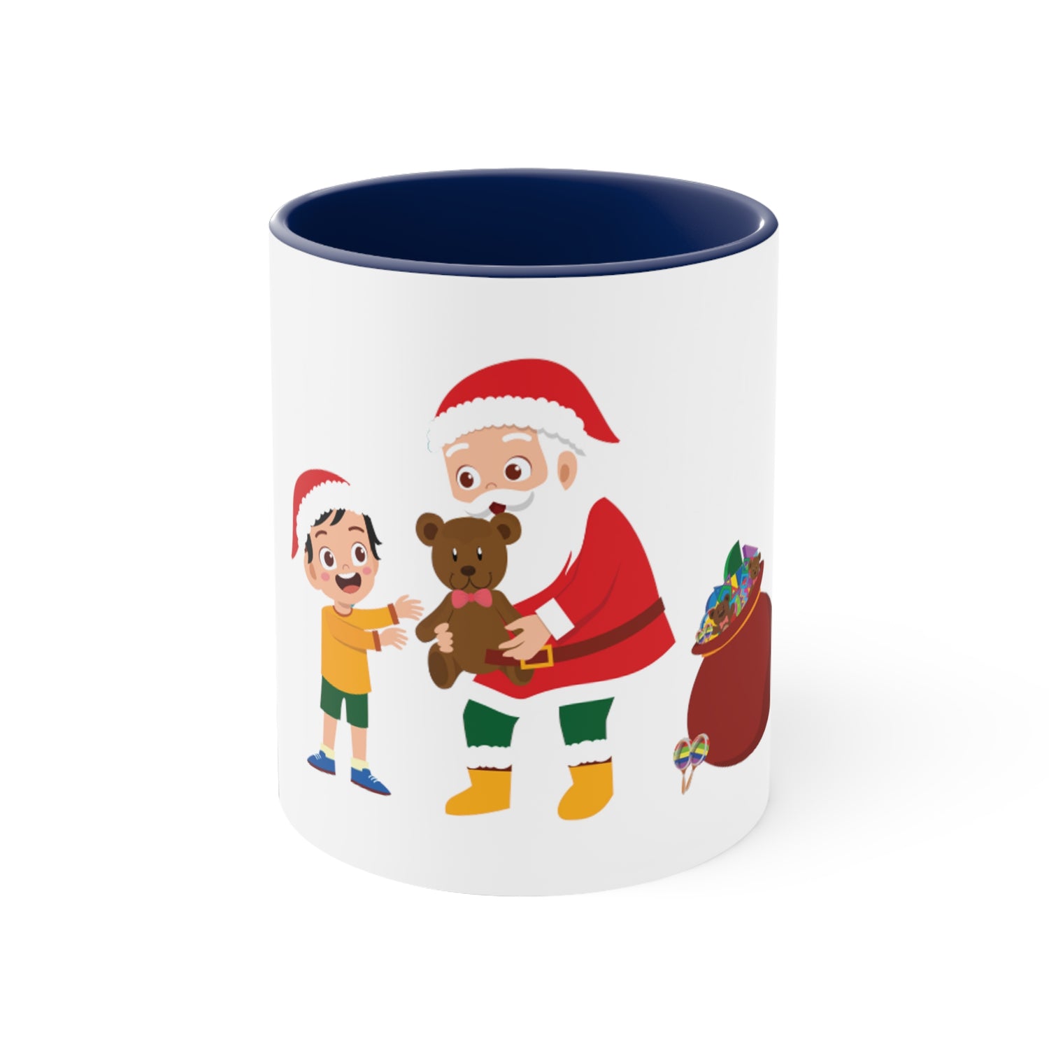 Santa Accent Coffee Mug, 11oz
