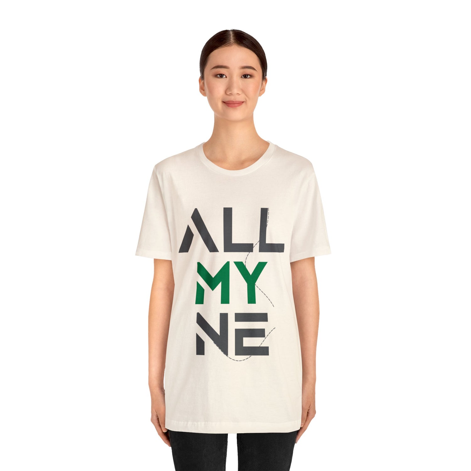 ALLMYNE® Gray/Green Tee
