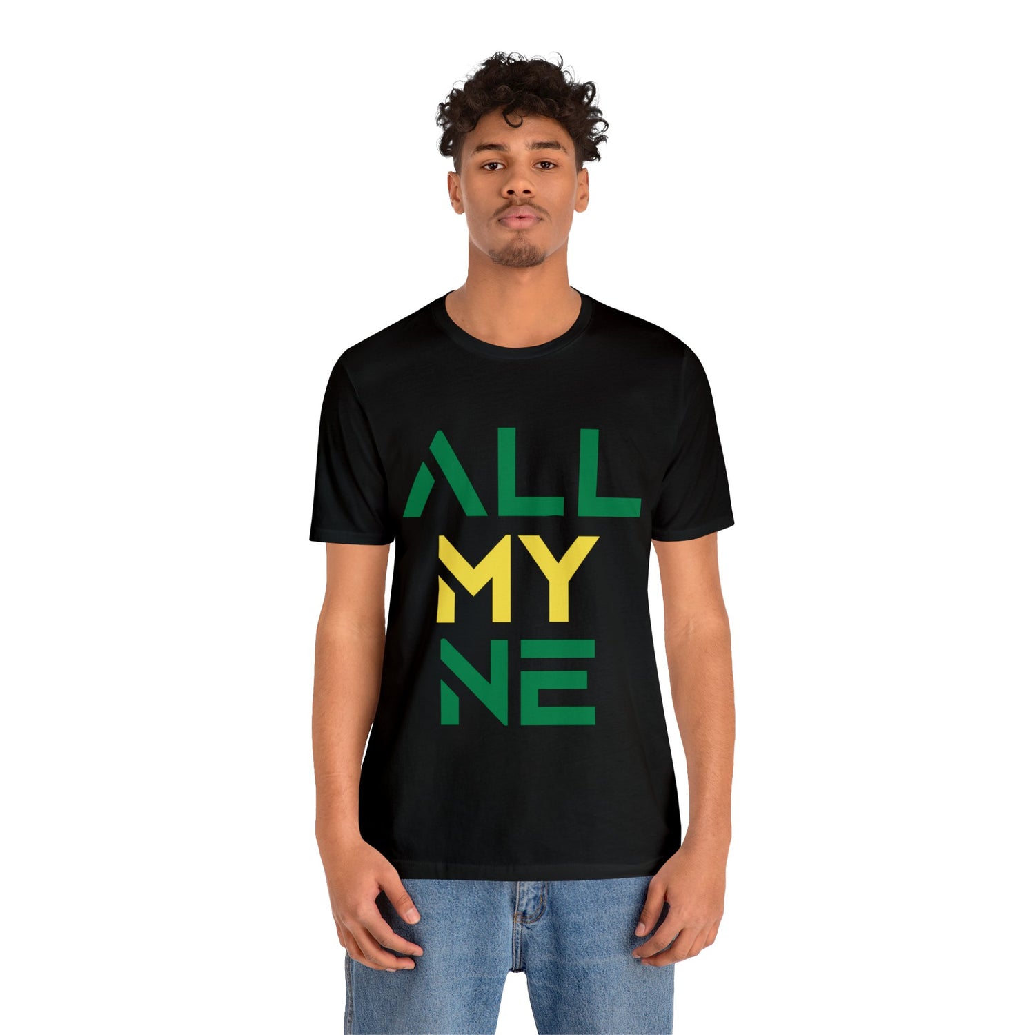 ALLMYNE® Green/Yellow Tee