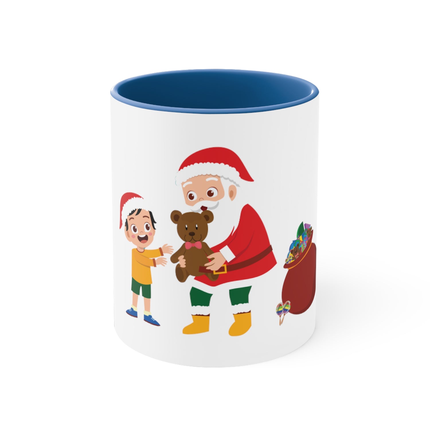 Santa Accent Coffee Mug, 11oz