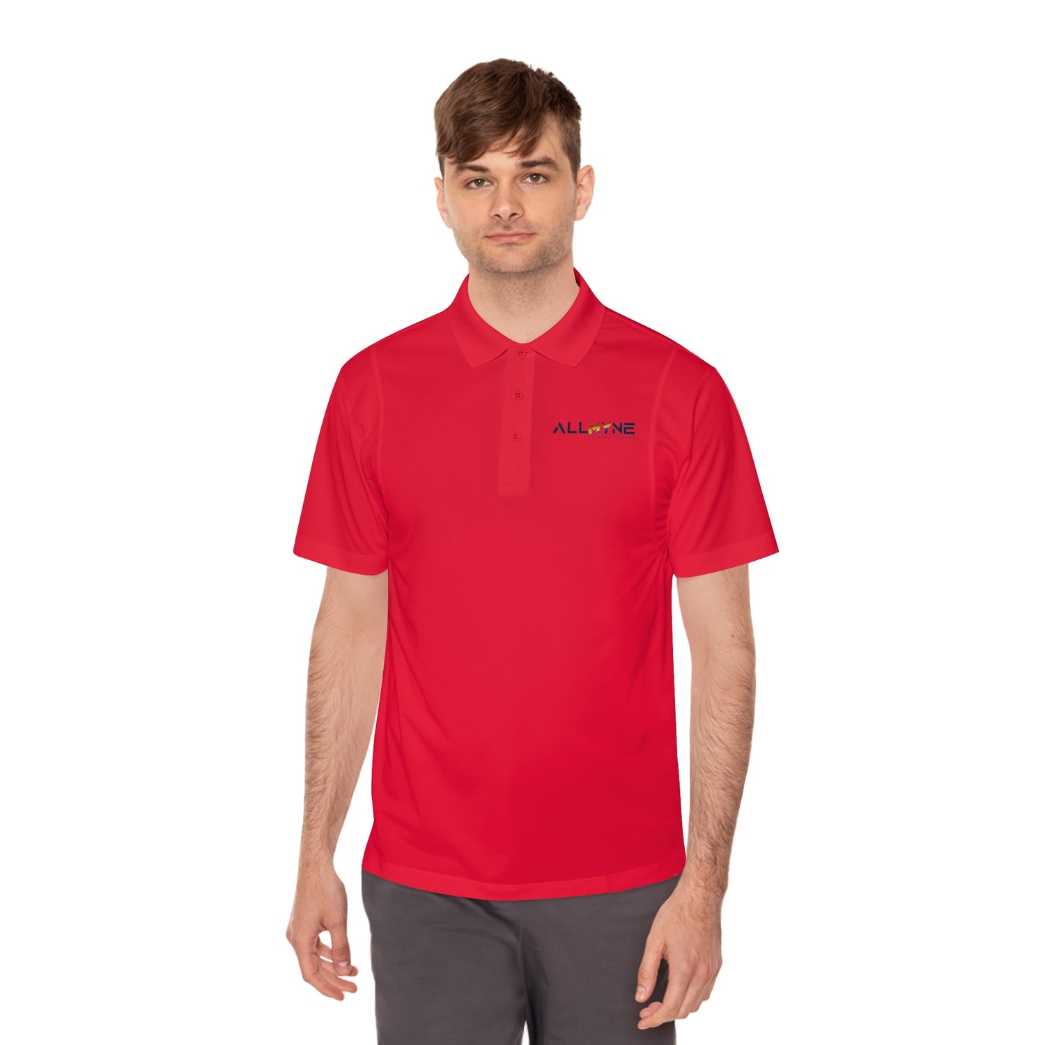 The Line is ALLMYNE® Tennis Court Tee