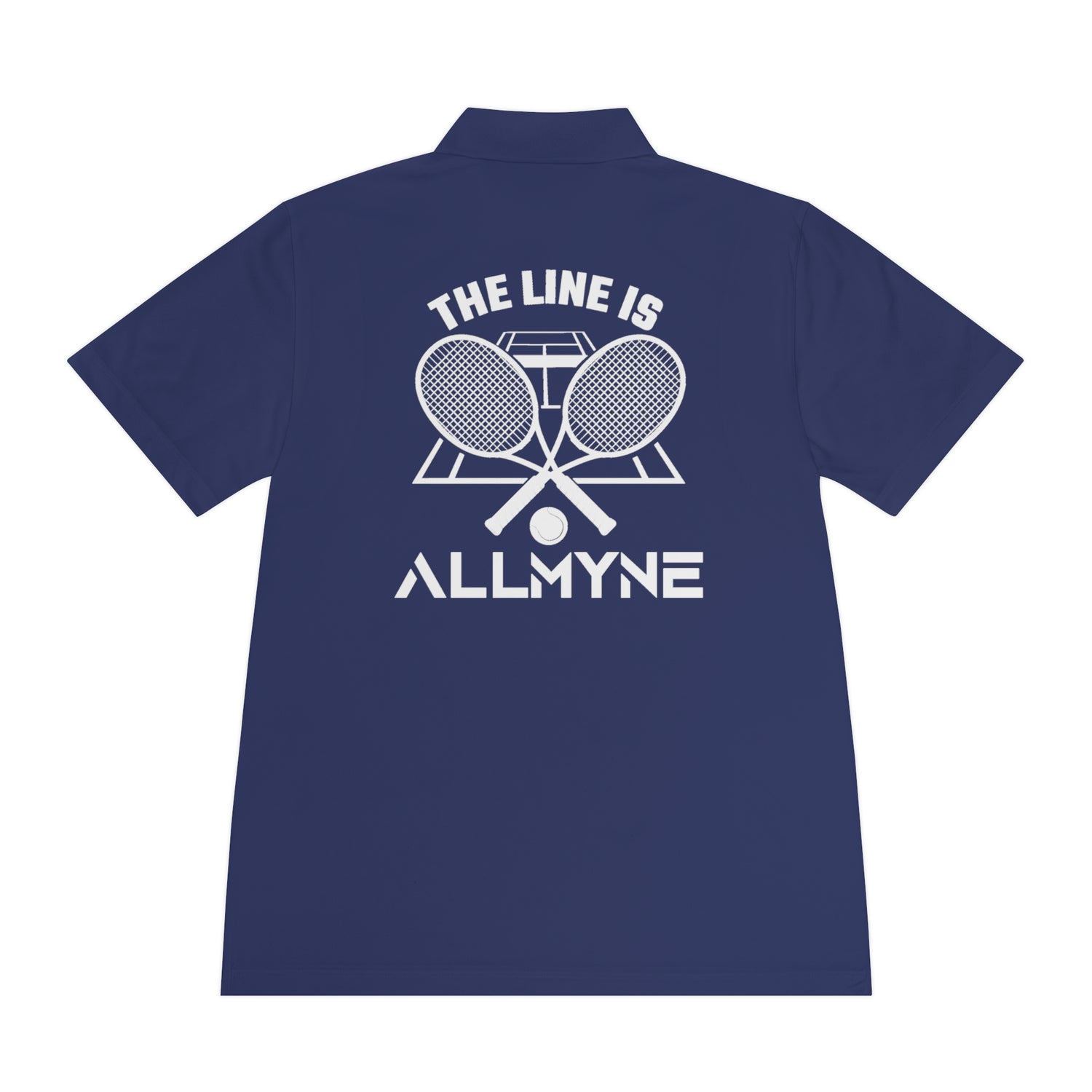 The Line is ALLMYNE® Tennis Court Tee