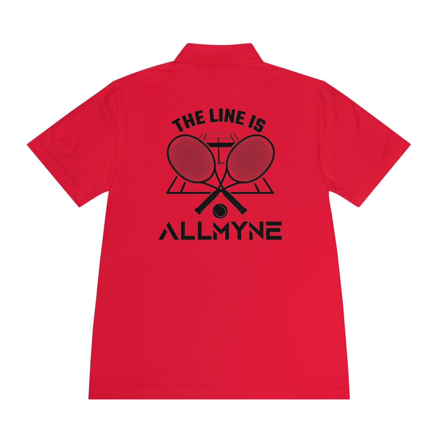 The Line is ALLMYNE® Tennis Court Tee