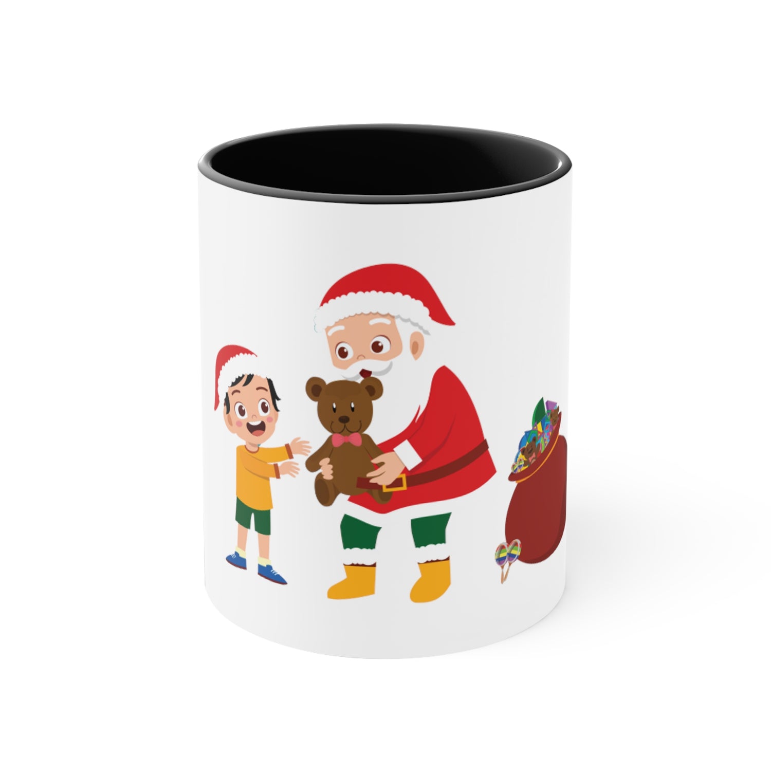 Santa Accent Coffee Mug, 11oz