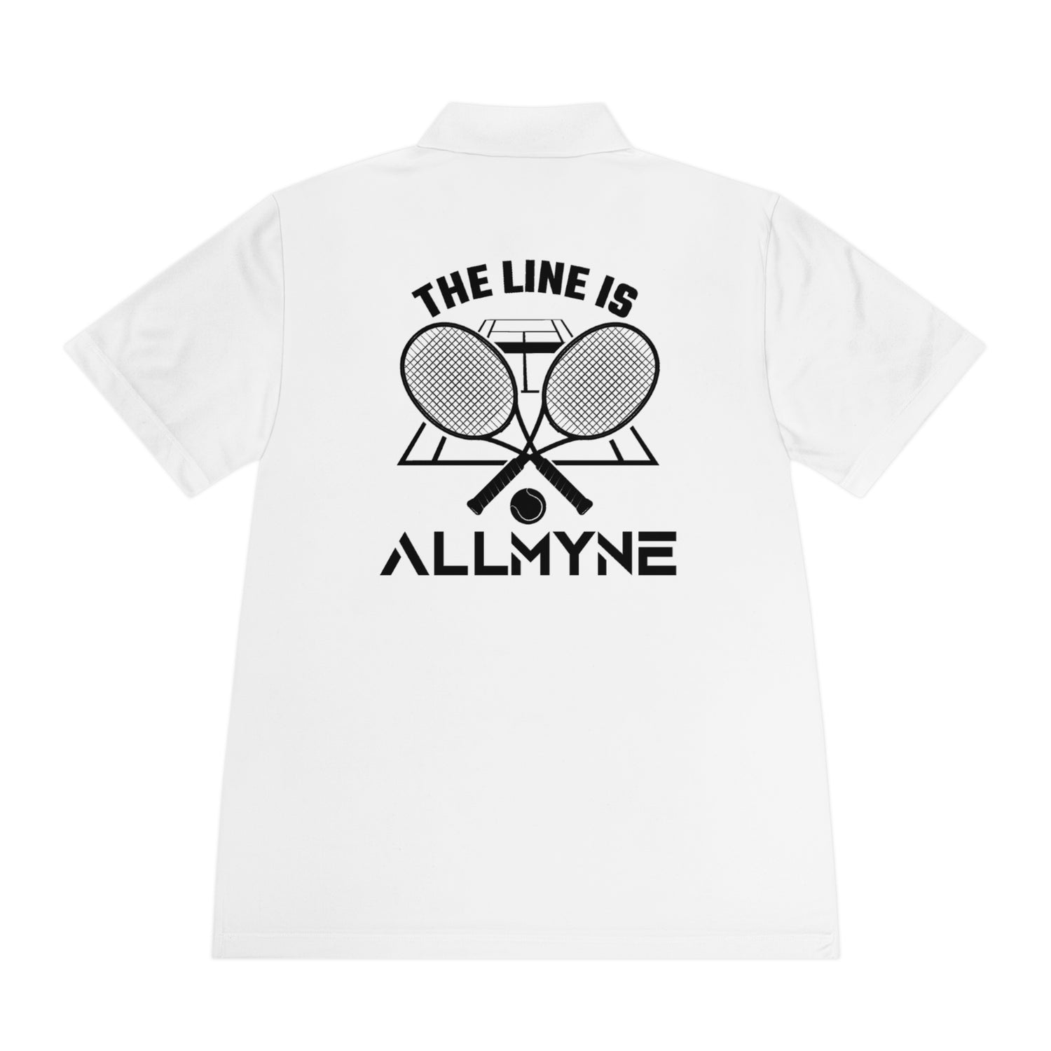 The Line is ALLMYNE® Tennis Court Tee