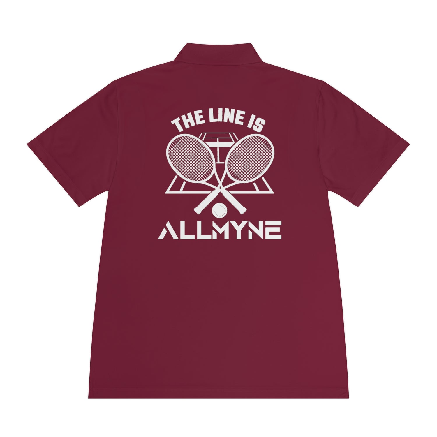 The Line is ALLMYNE® Tennis Court Tee