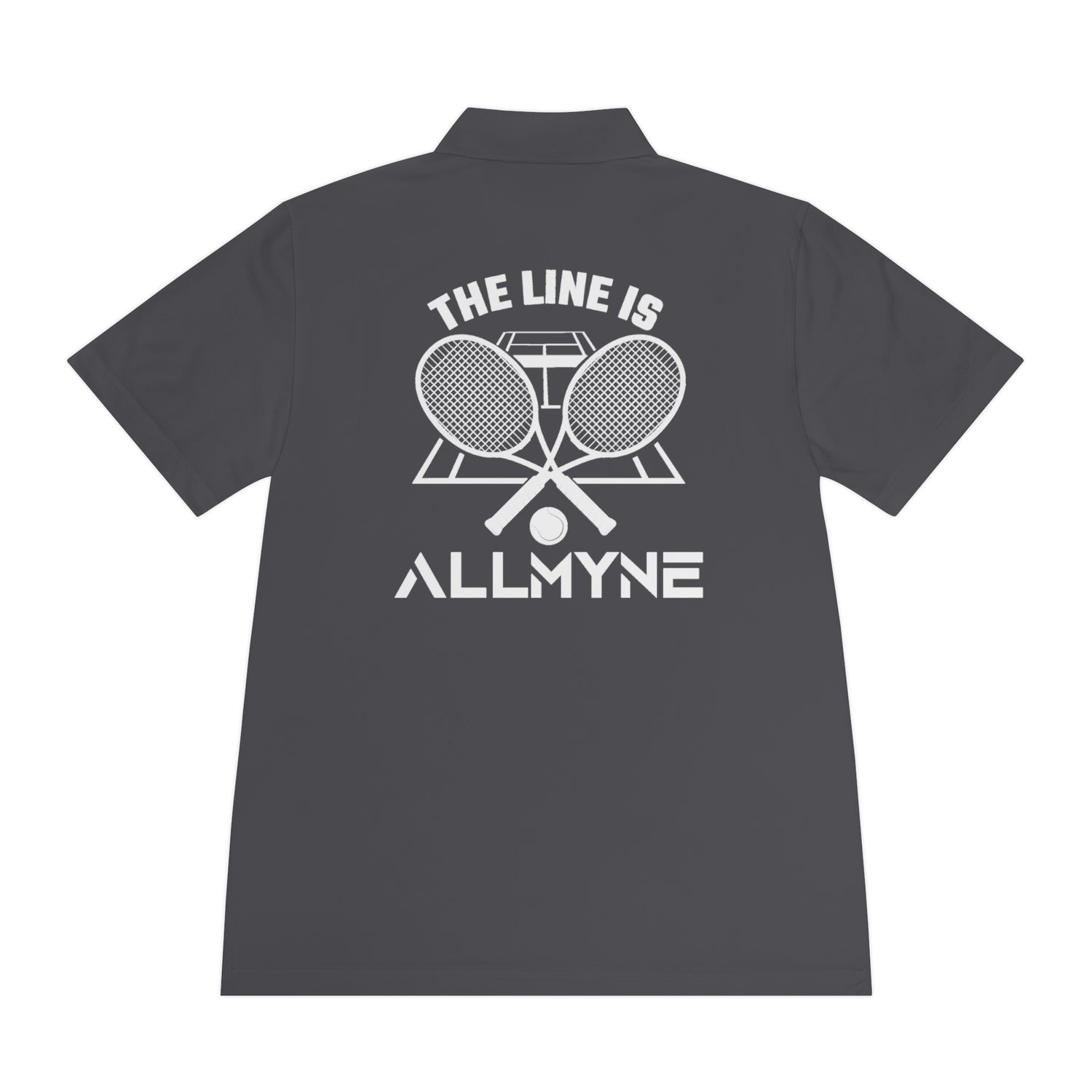 The Line is ALLMYNE® Tennis Court Tee