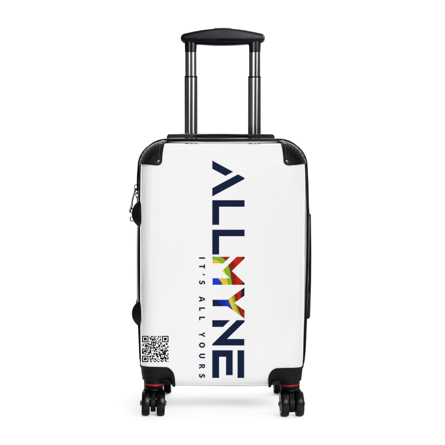 Suitcase with QR code