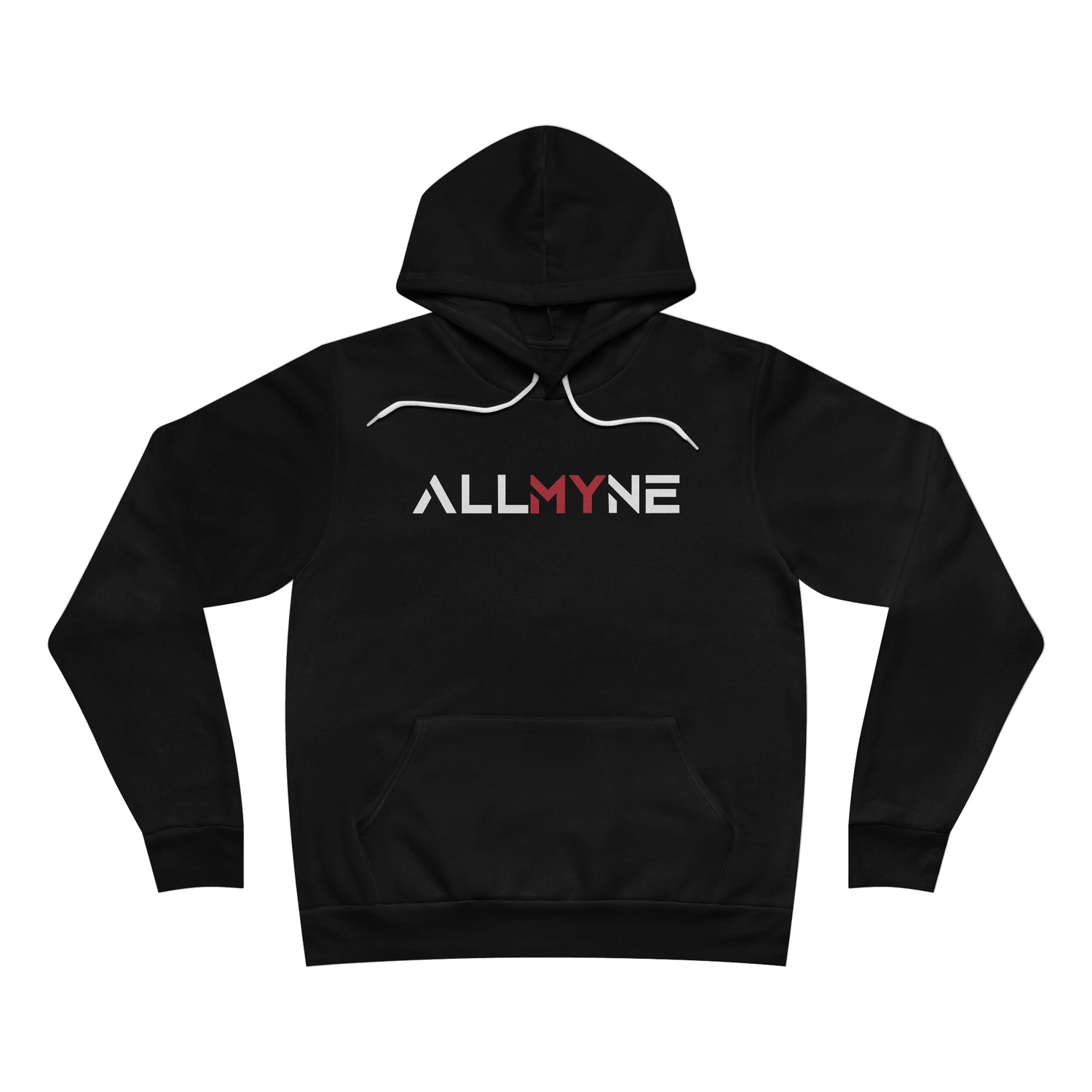 ALLMYNE® Not All Yours Hoodie (White/Red Text)