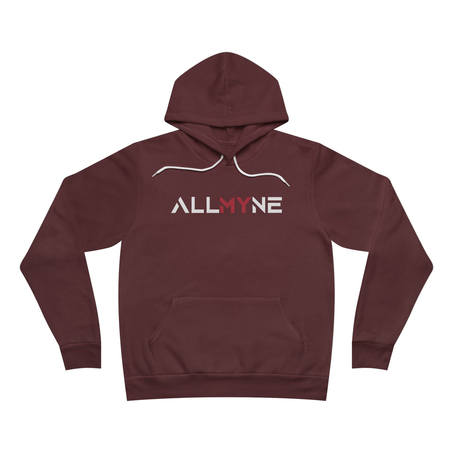 ALLMYNE® Not All Yours Hoodie (White/Red Text)