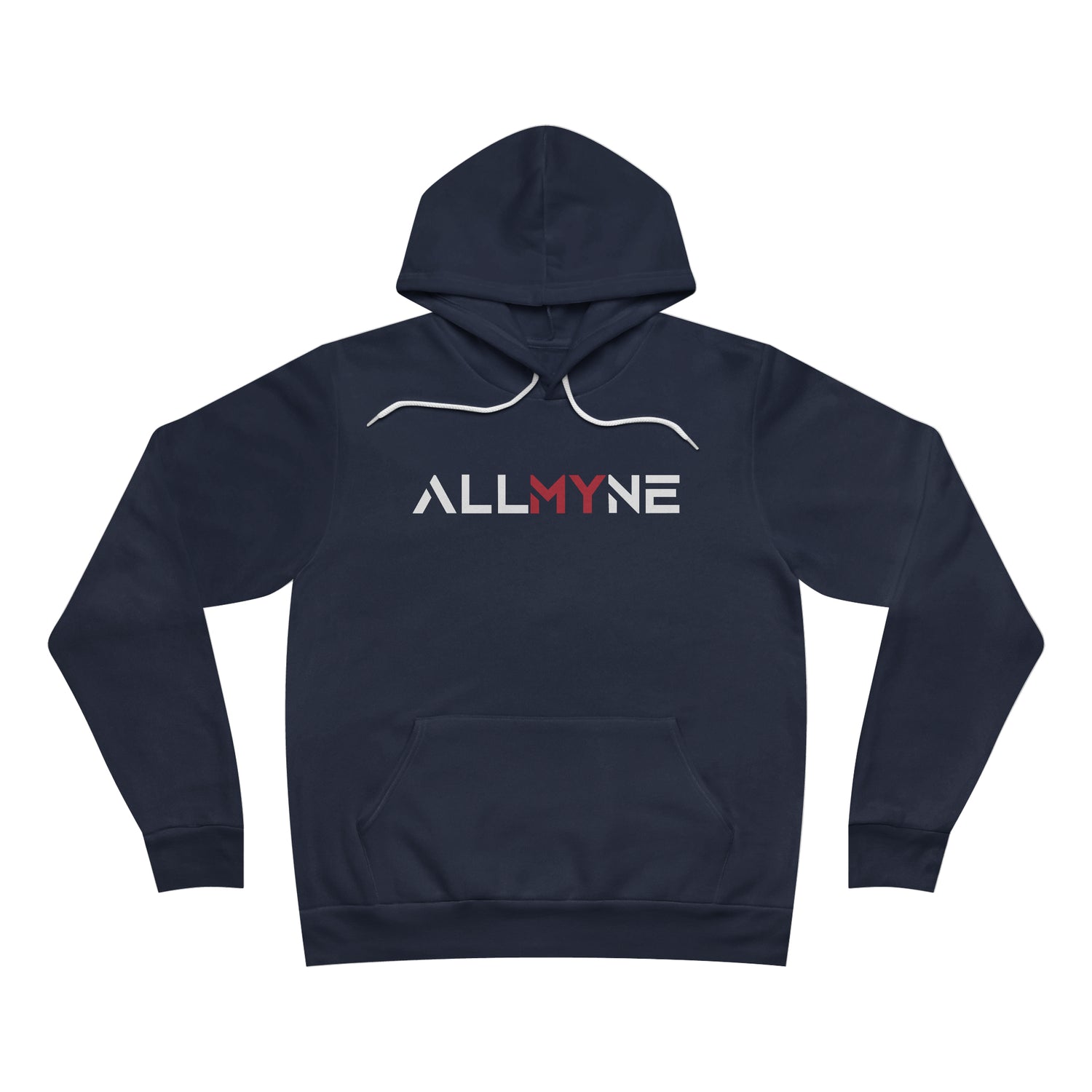 ALLMYNE® Not All Yours Hoodie (White/Red Text)