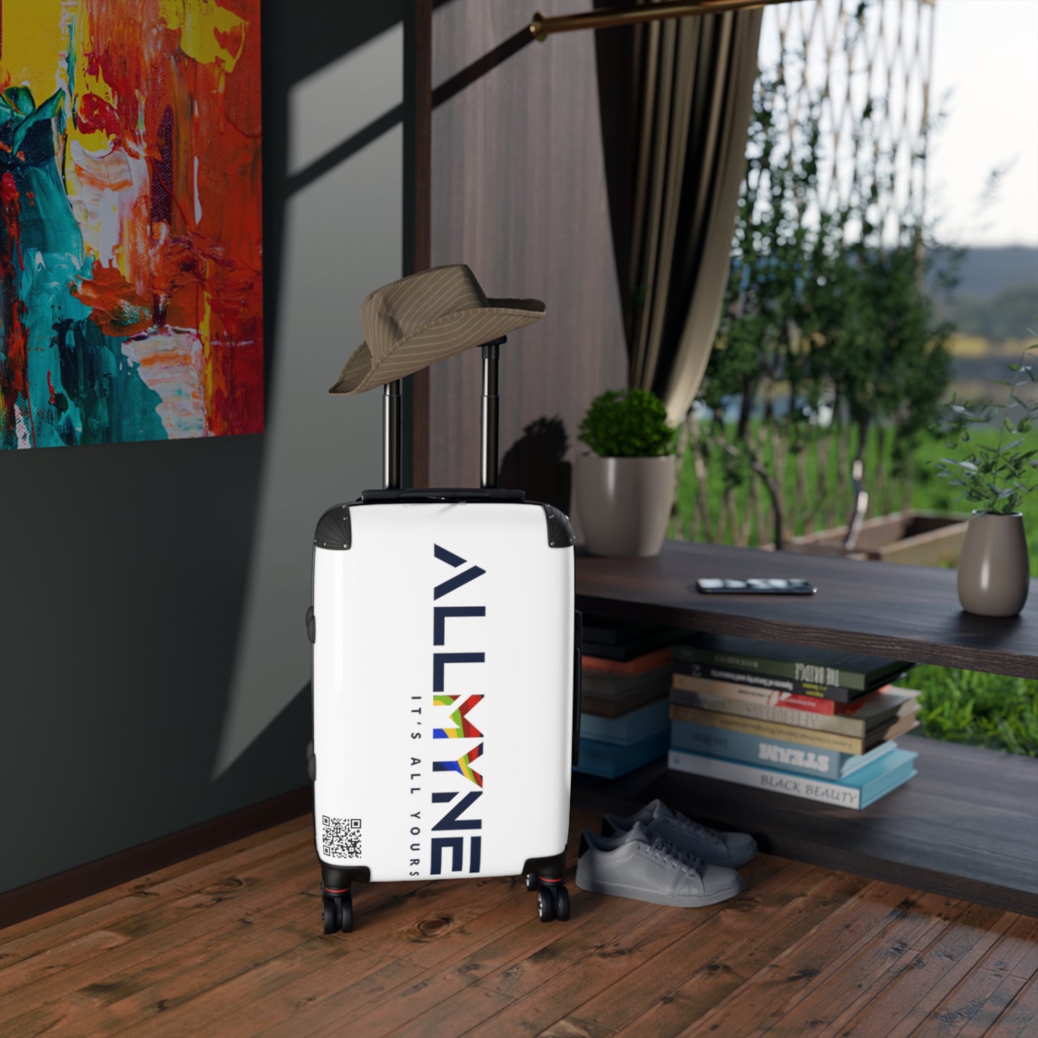 Valise avec code QR