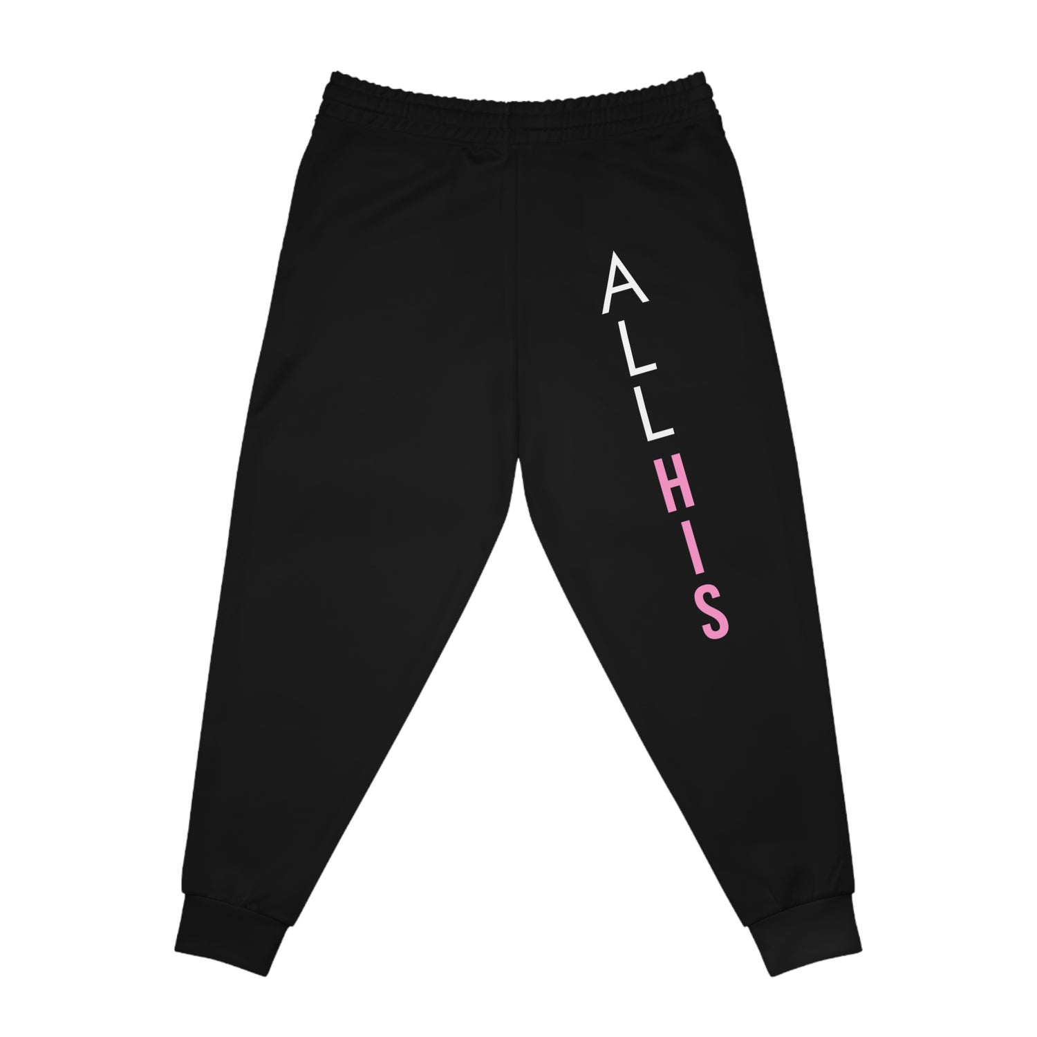 ALLMYNE All His Joggers (White/Pink Text)