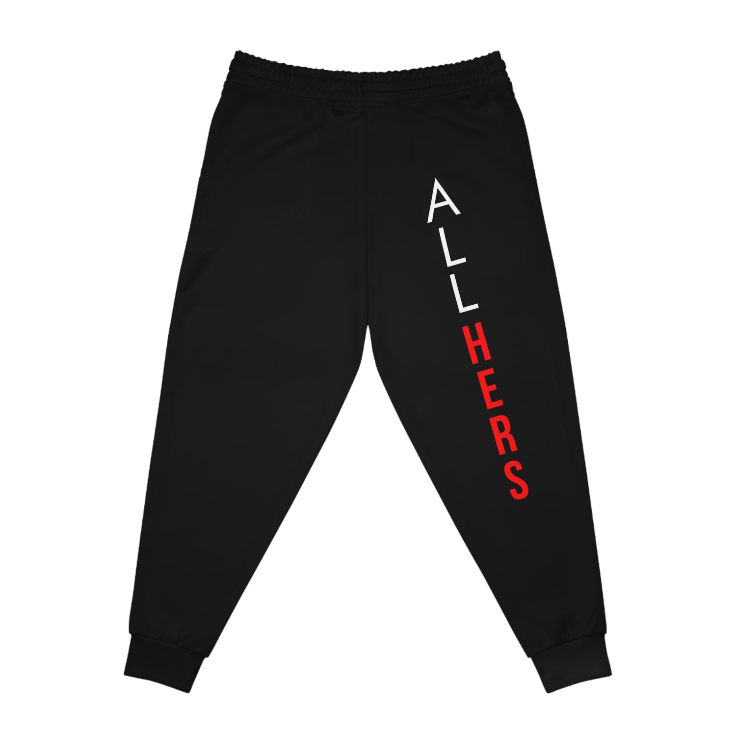 ALLMYNE All Hers Joggers (White/Red Text)