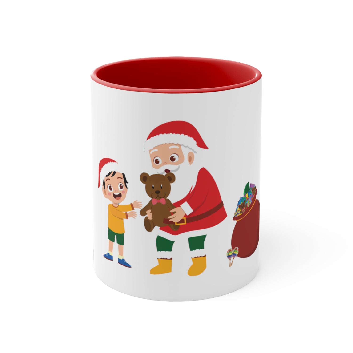 Santa Accent Coffee Mug, 11oz