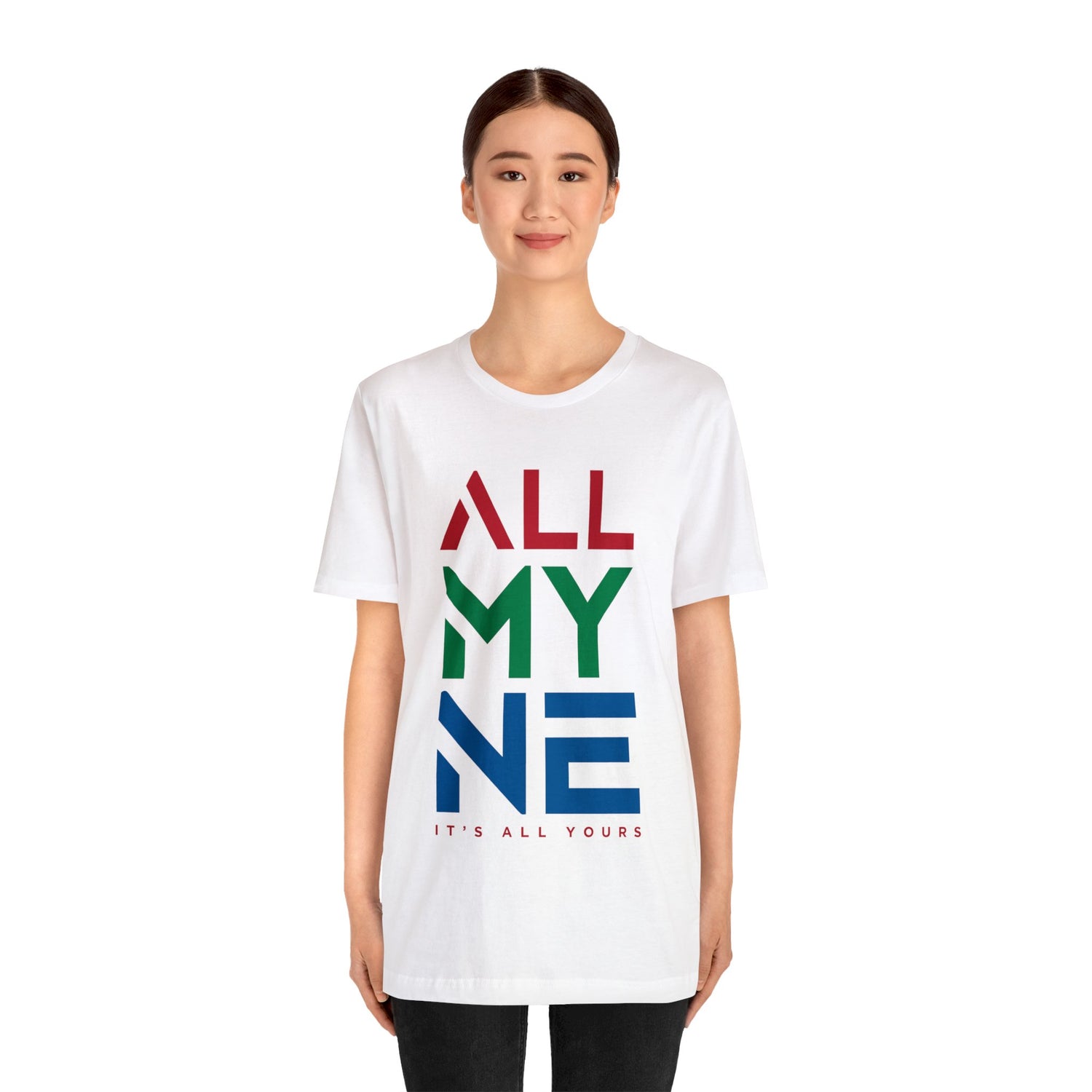 T-shirt ALLMYNE Rouge/Vert/Bleu