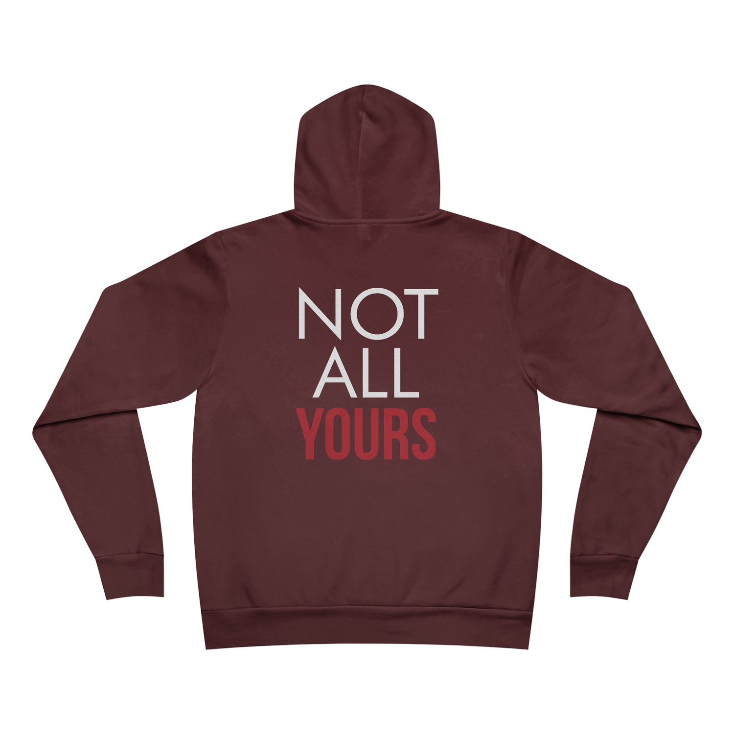 ALLMYNE Not All Yours Sweat à capuche (texte blanc/rouge)