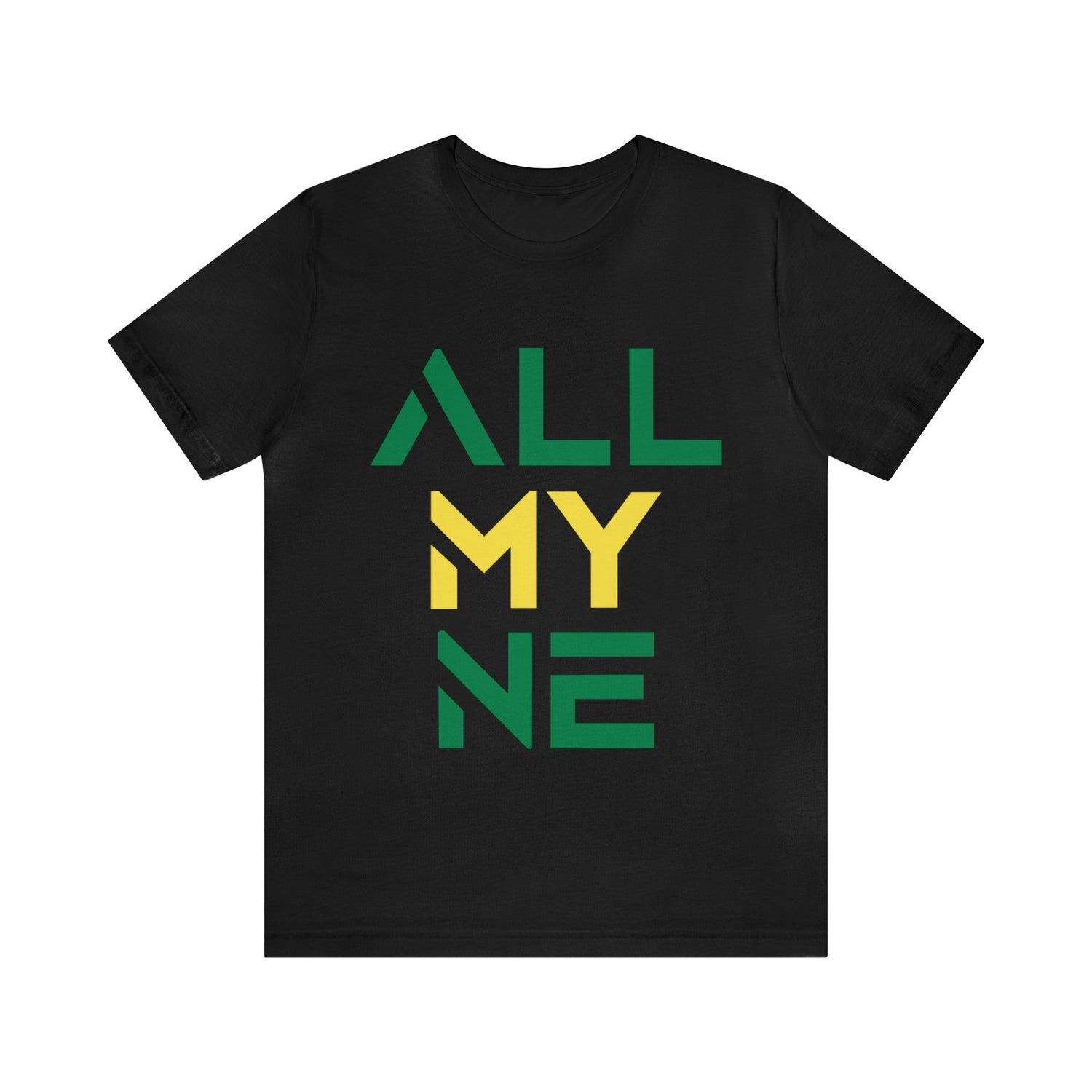T-shirt ALLMYNE vert/jaune