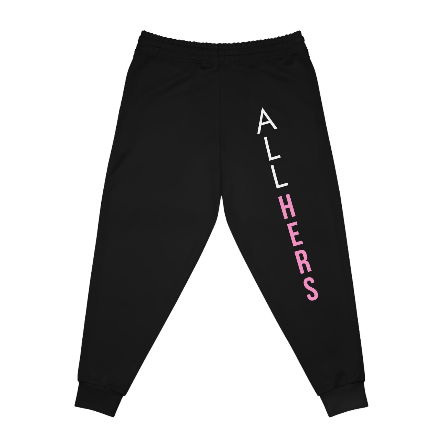 ALLMYNE All Hers Joggers (White/Pink Text)