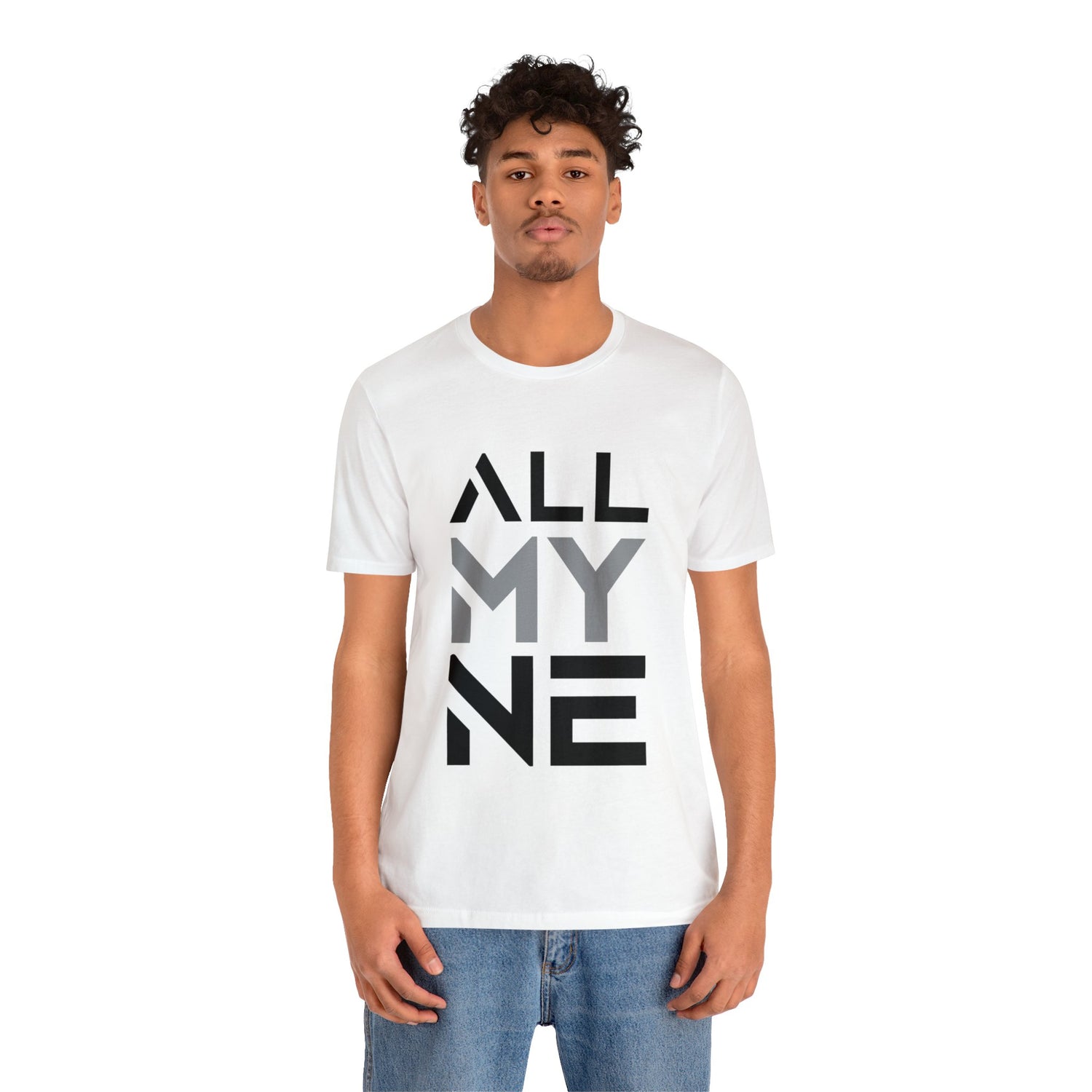 T-shirt ALLMYNE noir/gris