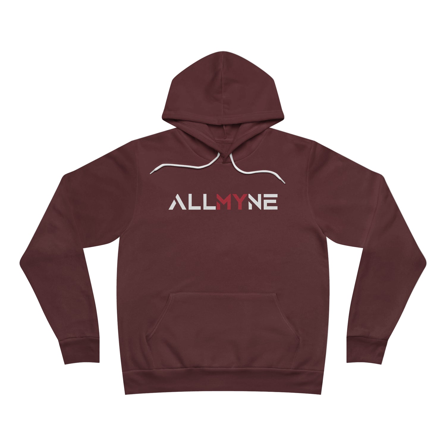 ALLMYNE Not All Yours Hoodie (White/Red Text)