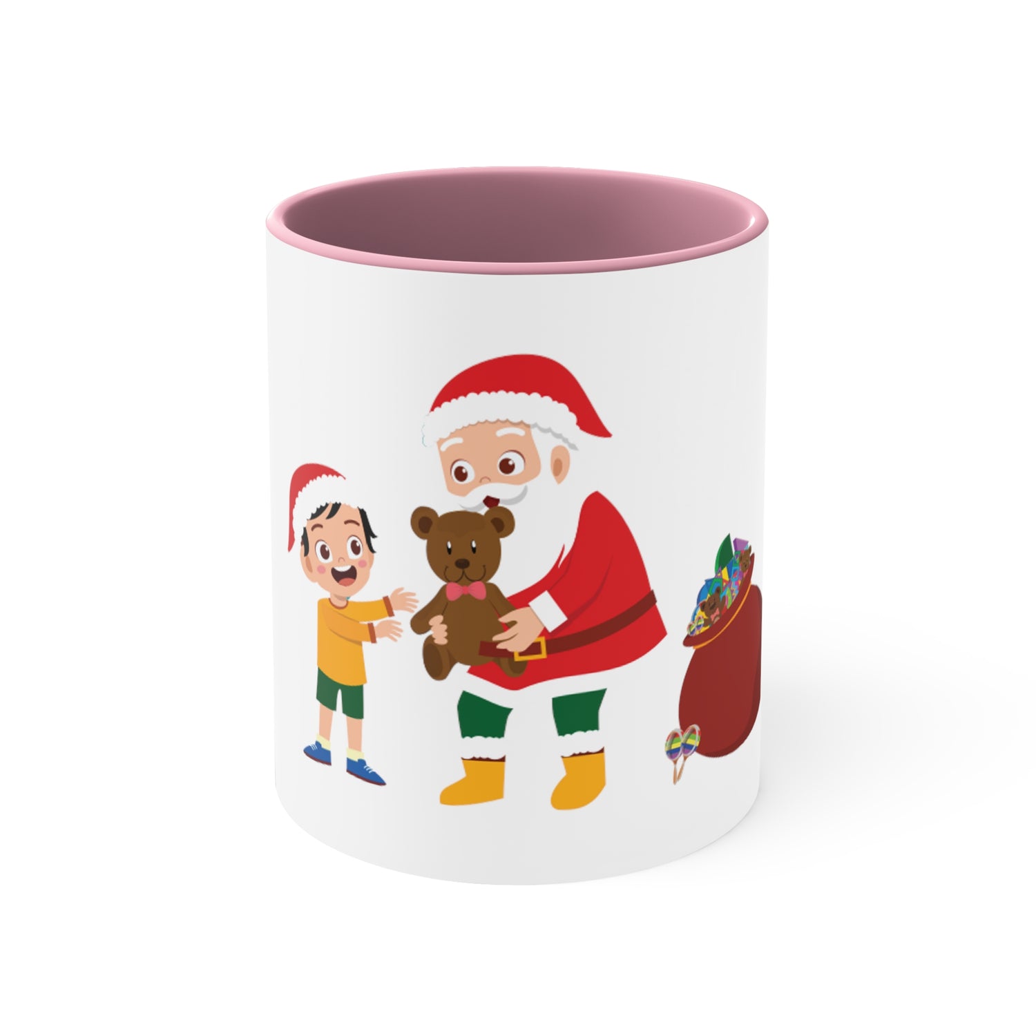 Santa Accent Coffee Mug, 11oz