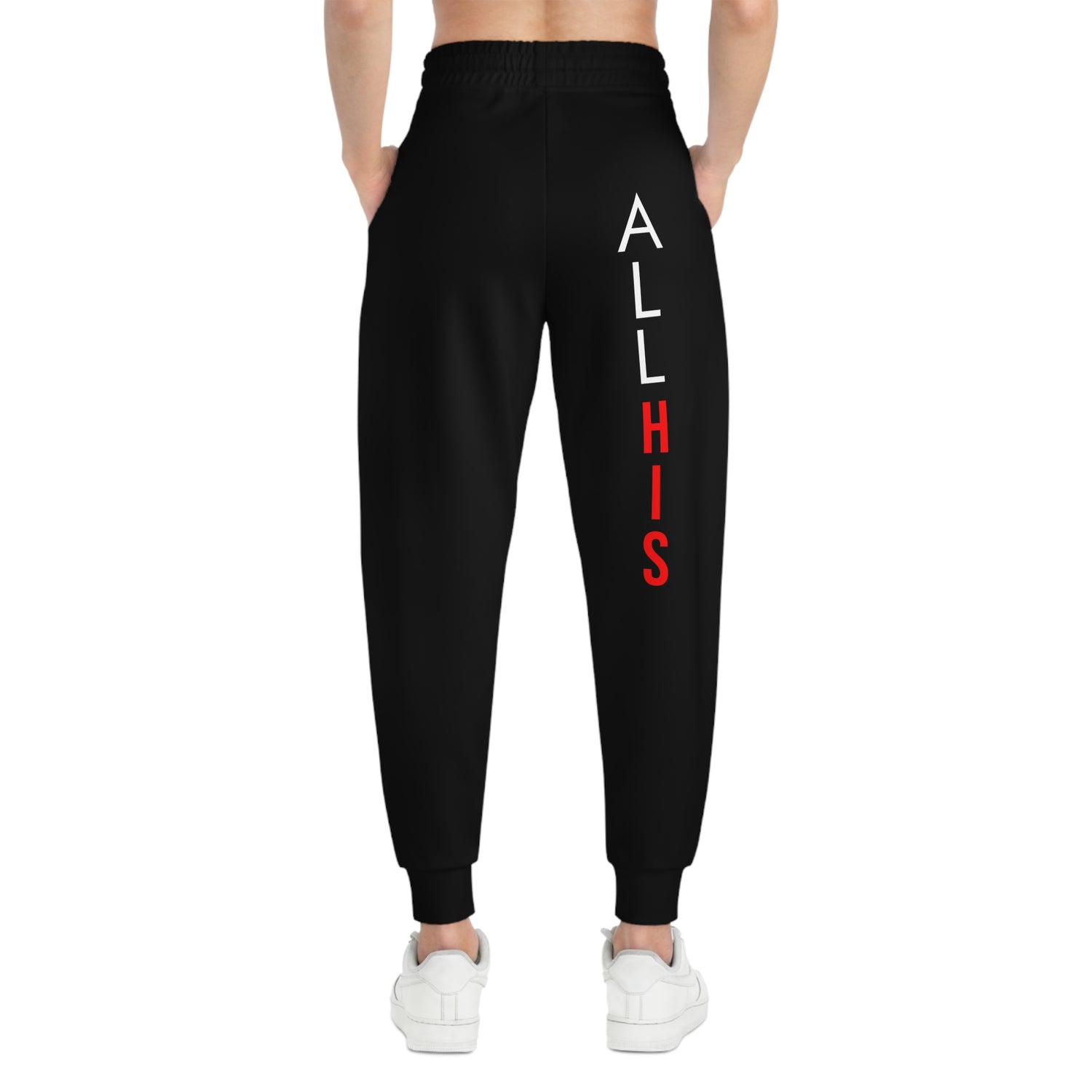 ALLMYNE All His Joggers (White/RedText)